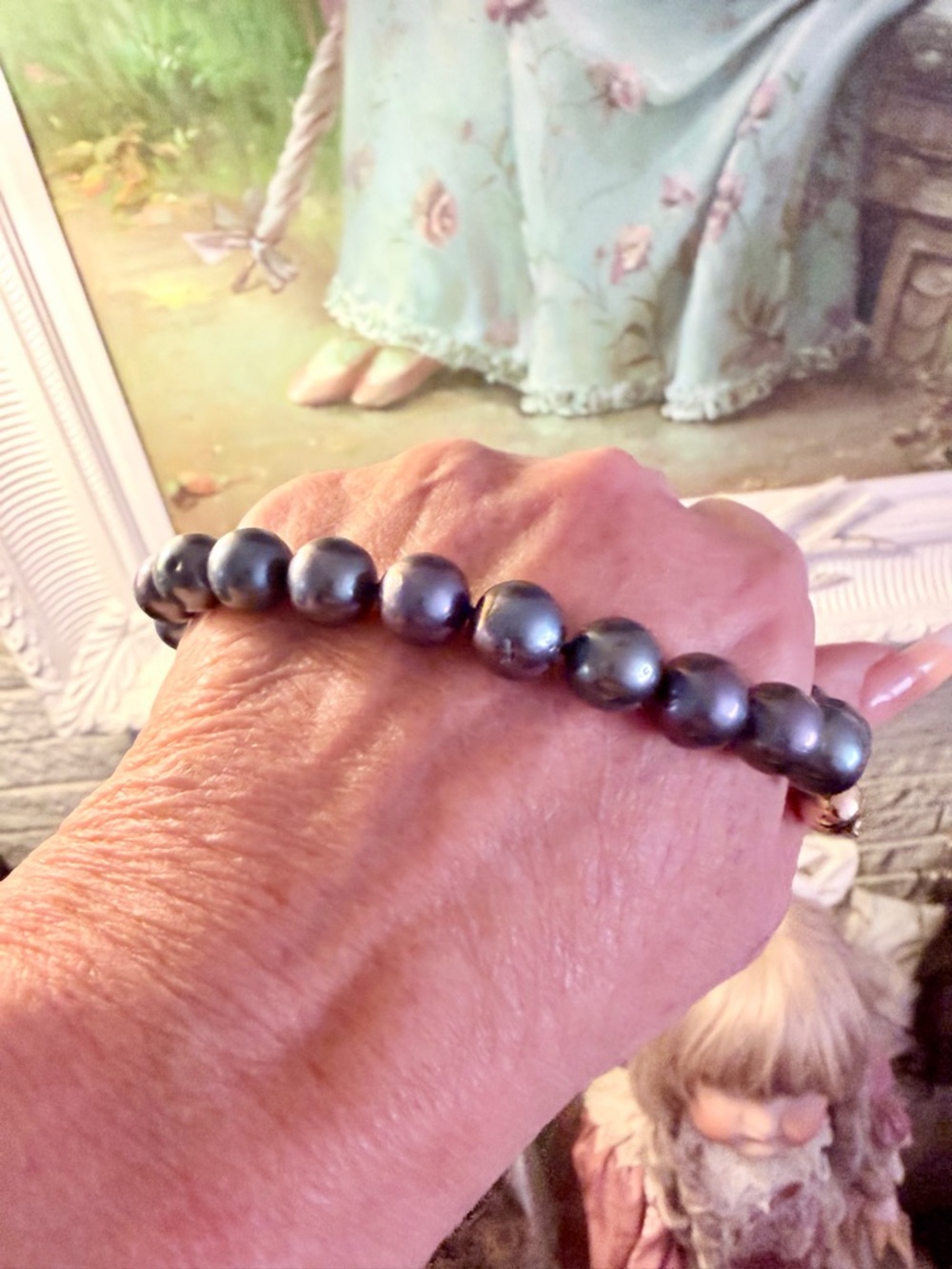 Tahitian pearl necklace